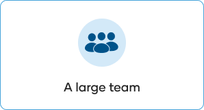 A large team